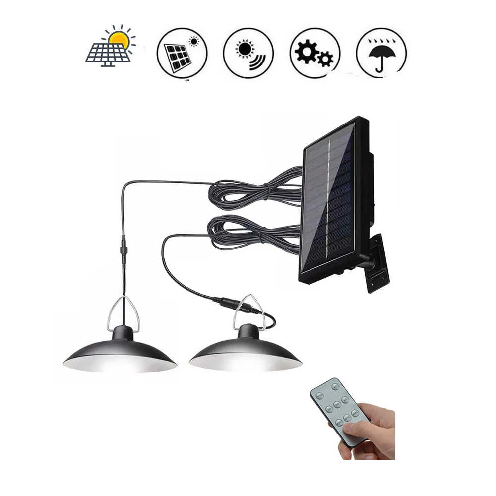 

Retro Lampshade Solar LED Light Outdoor Waterproof LED Lamp Camping LED Solar Chandelier Portable Light Emergency Lamp Garden Li