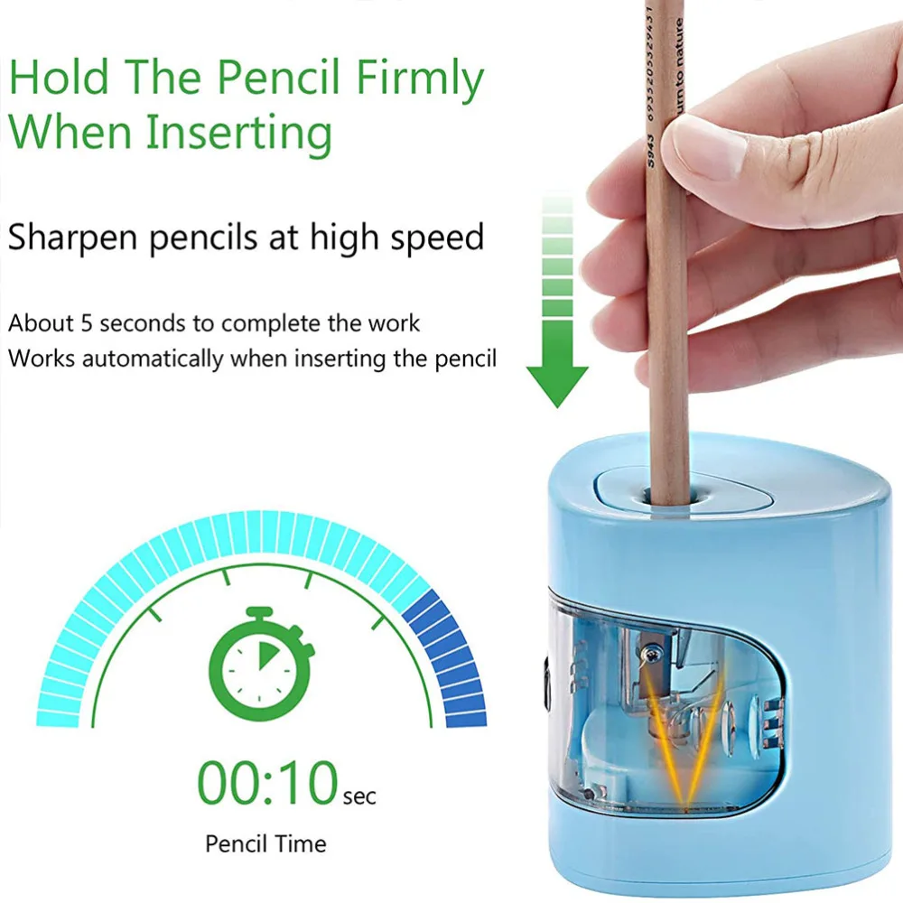 

1pc Automatic Sharpener Pencil Sharpener Students Stationery Supplies for School