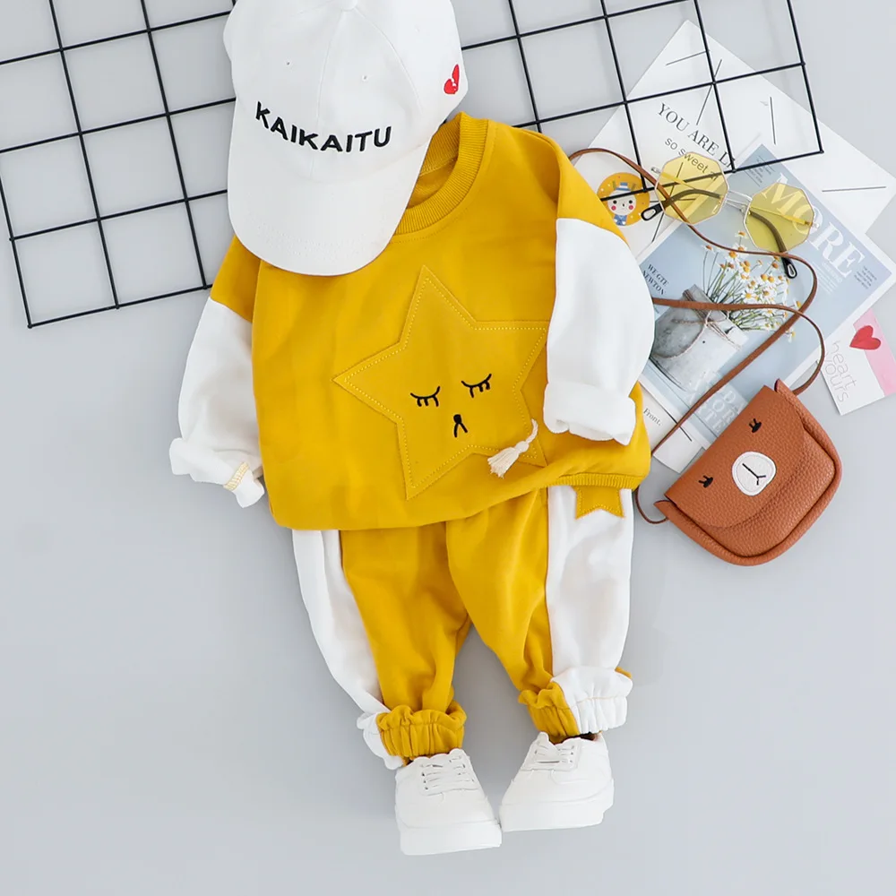 Детский костюм Сезон весна-осень Подходящий жакет на молнии в Корейском стиле