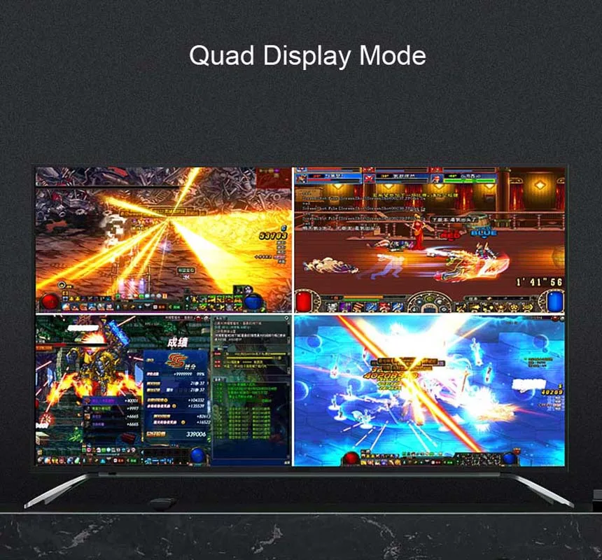 4K HDMI 16x1 Quad Multiviewer Switcher 16 в 1 бесшовный переключатель мульти зритель разделитель
