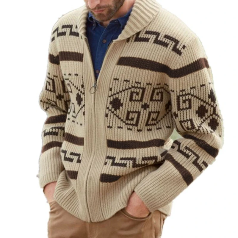 

2021New Style Man's Clothing Fashion Long Sleeve Outwear Zipper Casual Sweater Boy's Jacket