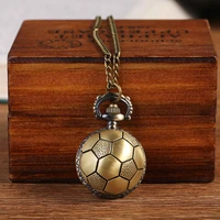 7020retro ball shaped quartz pocket watch fashion sweater angel wings necklace chain gifts for men women kids