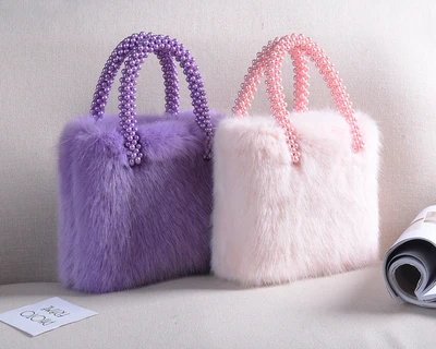 2018 Новая модная сумка из меха лисы|Дорожные сумки| |