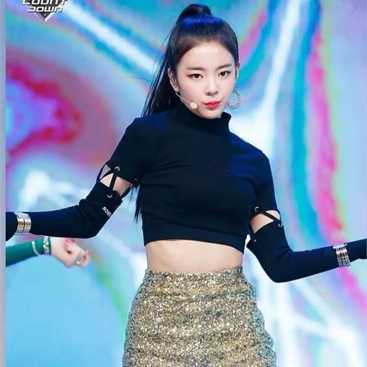 Kpop со Yea Ji same 2021 летняя Корейская Ретро футболка в стиле Харадзюку крутая Женская