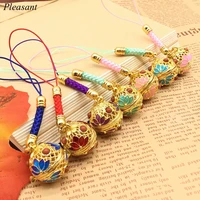 2 piecesset of exquisite mobile phone pendant keychains you can hold perfume palace style keychain accessories charm gifts