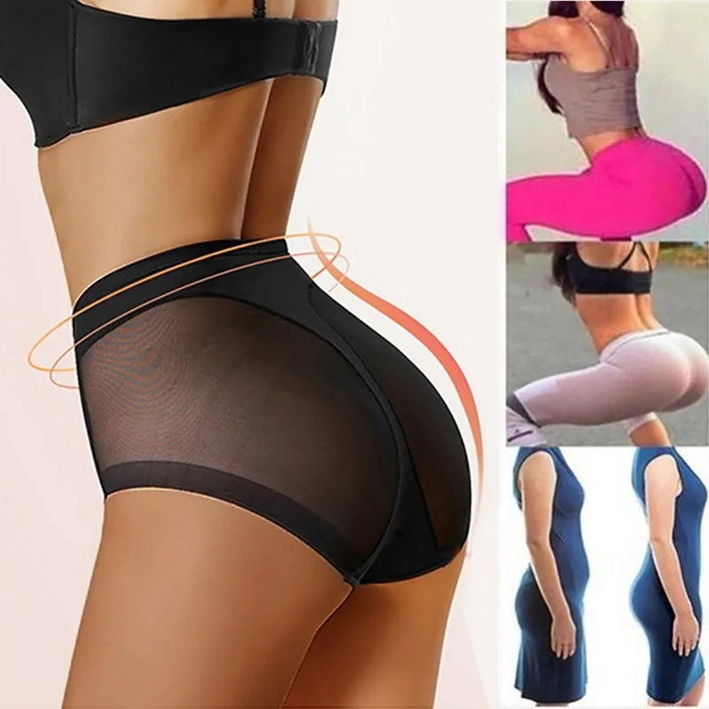 

Women Mesh Shaping Panties Transparent Body Shaper Slimming Tummy Underwear High Waist Butt Lifter Seamless Panties Underwear
