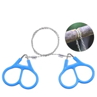 stainless steel chain saw safe survival fretsaw emergency wire saw portable tools outdoor camping hiking gear