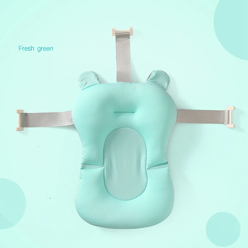 Infant Baby Safety Bath Net 3D Honeycomb Soft Shower Mat Pad Seat for Newborn Green | Дом и сад