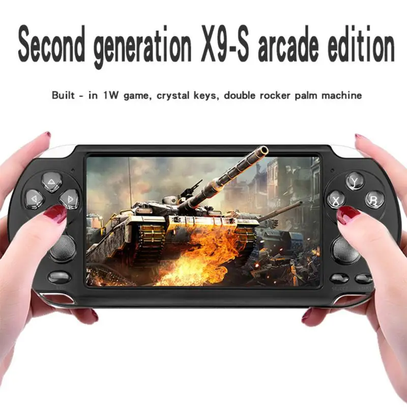 X9 S 8 ГБ портативный для игровых консолей Встроенный 10000 игр 5 1 ''портативный 2019