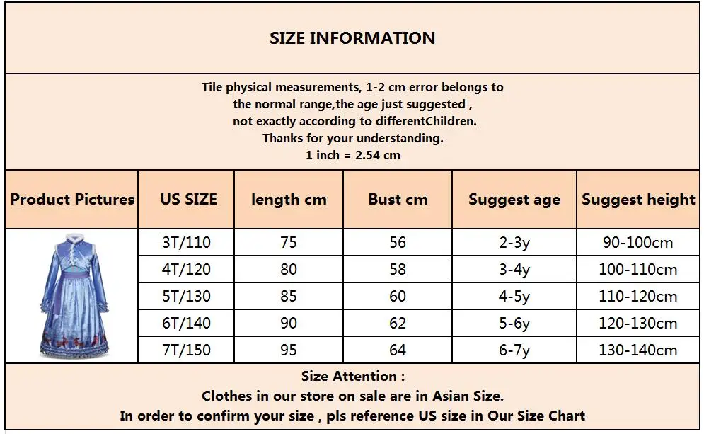 New Frozen2 anna elsa Princess Autumn winter Girls Dress Children's wear Dresses for kids party wedding Halloween Xmas clothing | Детская