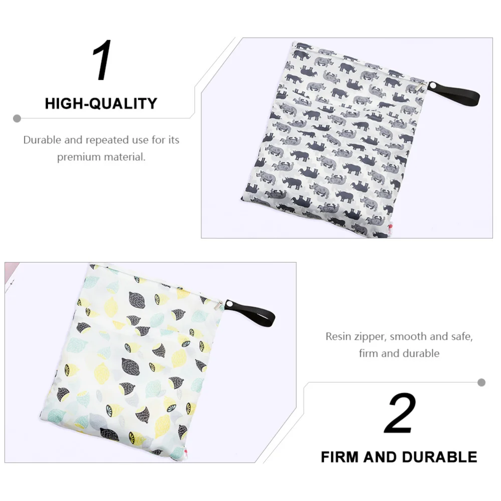 

2PCS Wet Dry Pouch Multi-purpose Wet Dry Bag Portable Compact Wet Dry Bag