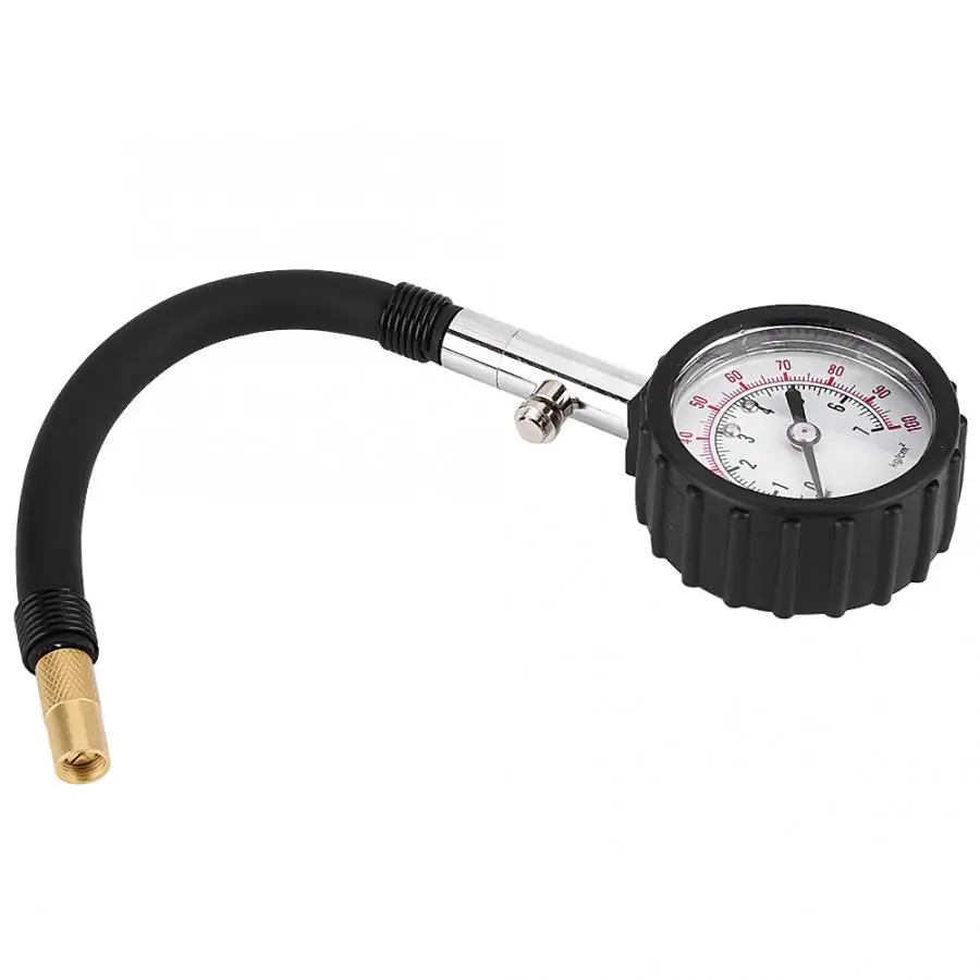 Manifold Digital Vacuum Gauge for Car Truck Motorcycle Bike 0 - 100 PSI Meter Compression Tester Monitoring System | Инструменты