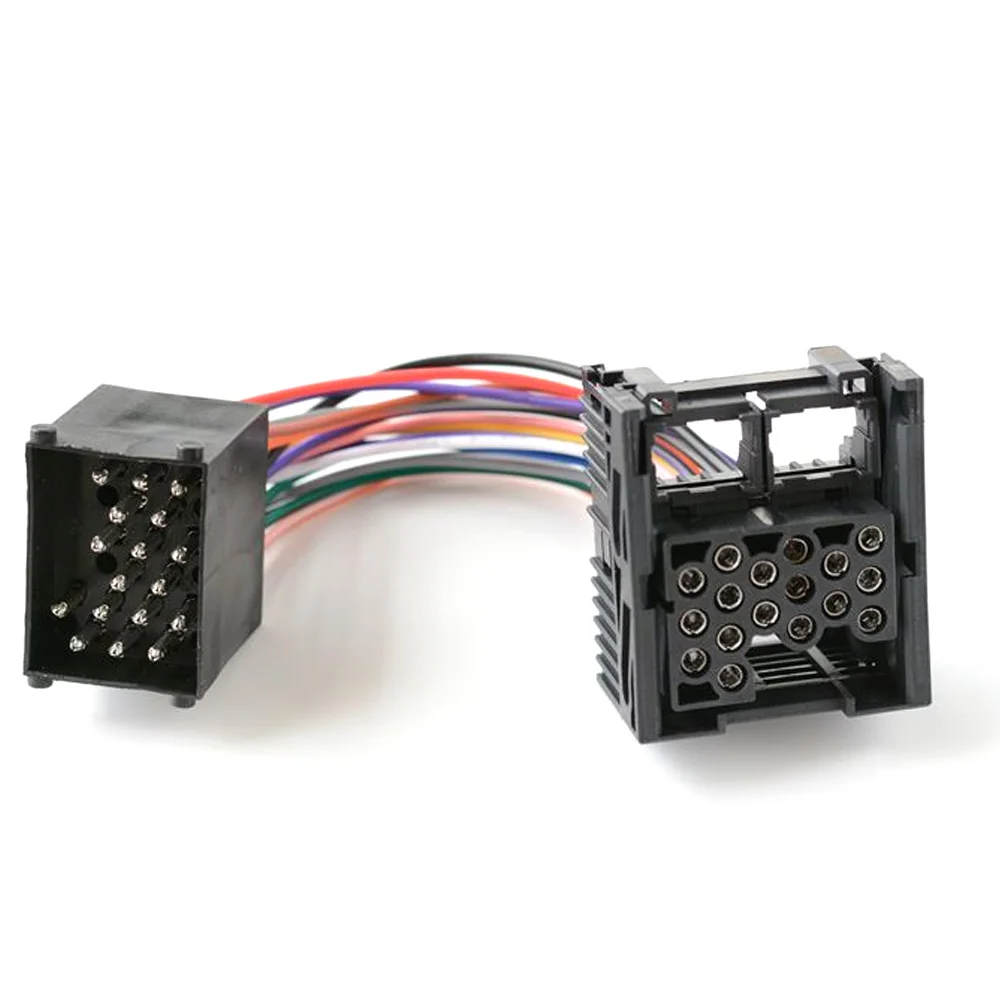 Автомобильный адаптер жгут проводов 17 Pin ISO для BMW 1996-2001 E46 E39 CD радио аудио стерео