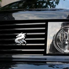 Noizzy мифический Дракон Лунг Хо решетка значок Тотем логотип автомобиля Стикеры Auto эмблема 100% 3D металлический золотистый и черный хром внедорожник Тюнинг автомобиля-Стайлинг