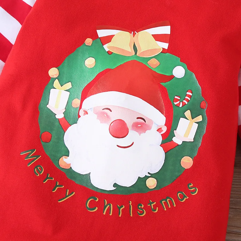 

Christmas Newborn Cartoon Infant Boy Girl Long Sleeve Baby Romper Santa Baby Clothing