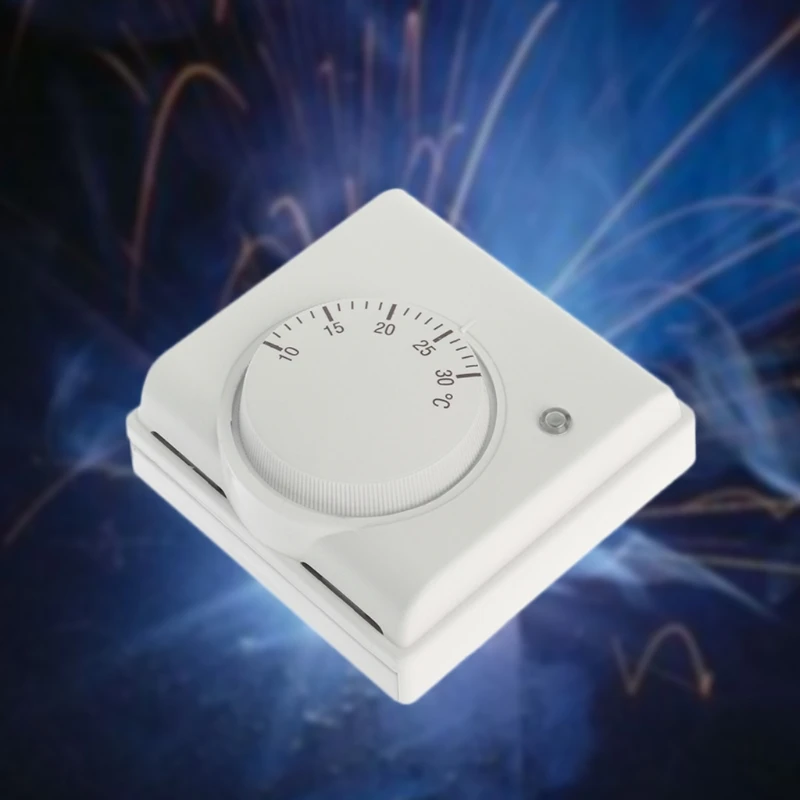 

220V 6A Mechanical Room Thermostat Temperature Controller Air Condition and Floor Gas Boiler Heating