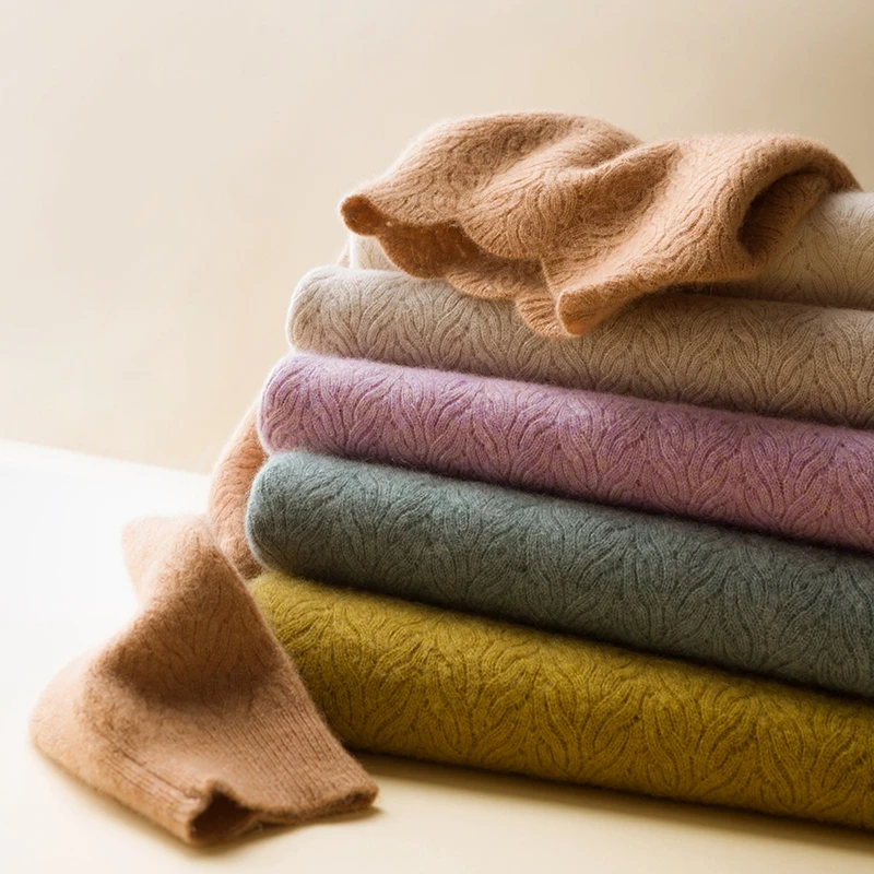 

Womens Winter 100% Cashmere Sweaters And Autumn Knitted Pullovers High Quality Warm Female Solid Casual 6Colors S-XXL Jumper