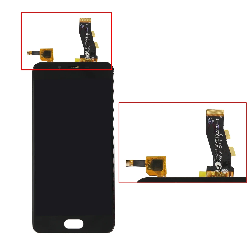 5.0" Original LCD Display For MEIZU U10 Tela Digitizer with Frame Touch Screen Replacement Meizu frame | Мобильные телефоны и