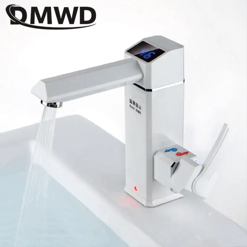 DMWD 3000 Вт Электрический смеситель для горячей воды с мгновенным нагревом ЖК