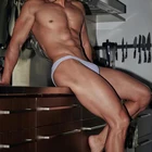 2021 Sissy мужчины бикини трусы сексуальное нижнее белье мужские Слип Гей Мужские трусы хлопок быстросохнущие новые мягкие мужские трусы-танга 3 стиля