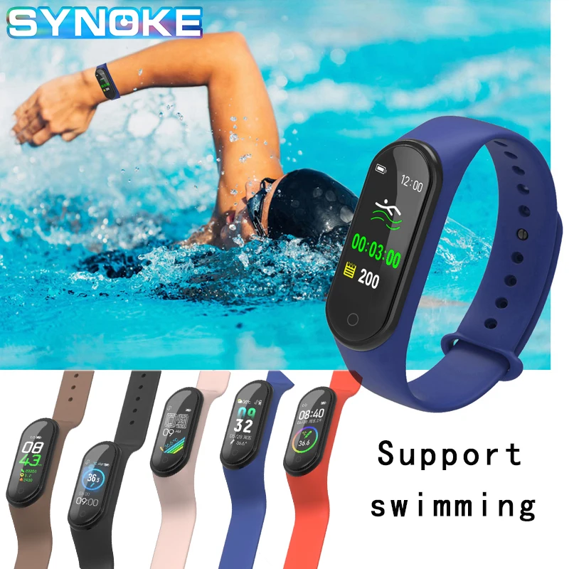 

M4S Smart Watch Men Luxury Brand Swimming Waterproof Digital Sport Smart Bracelet Body Temperature IOS Smart Watches For Women