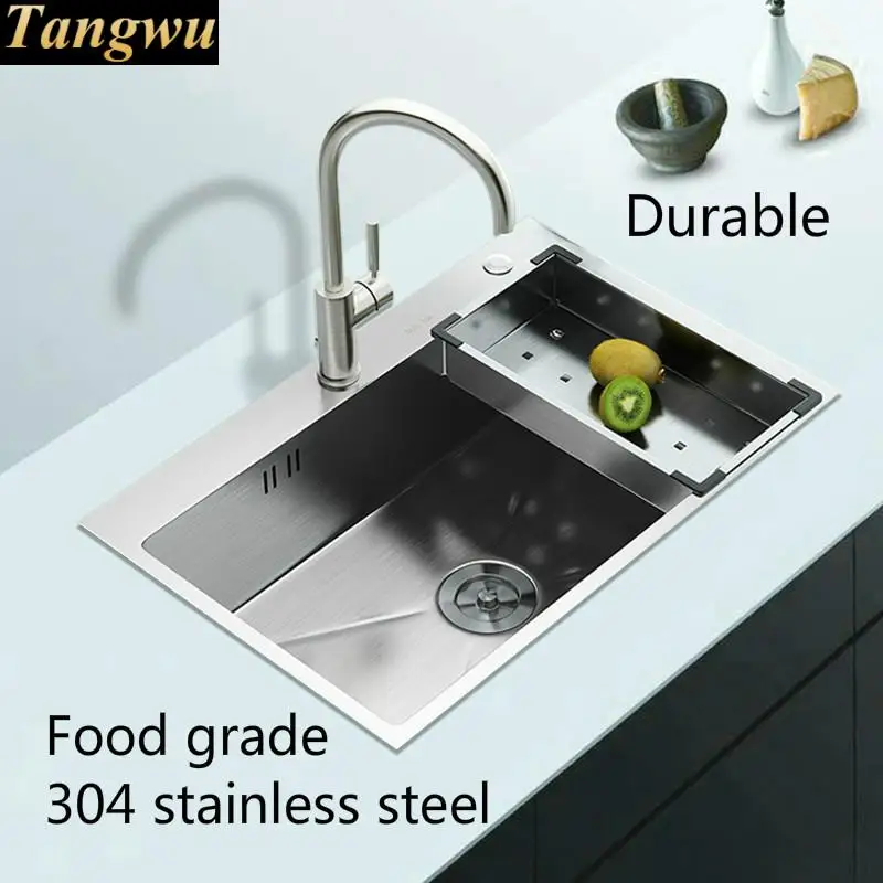 Бесплатная доставка. Большая кухонная раковина из нержавеющей стали 304.