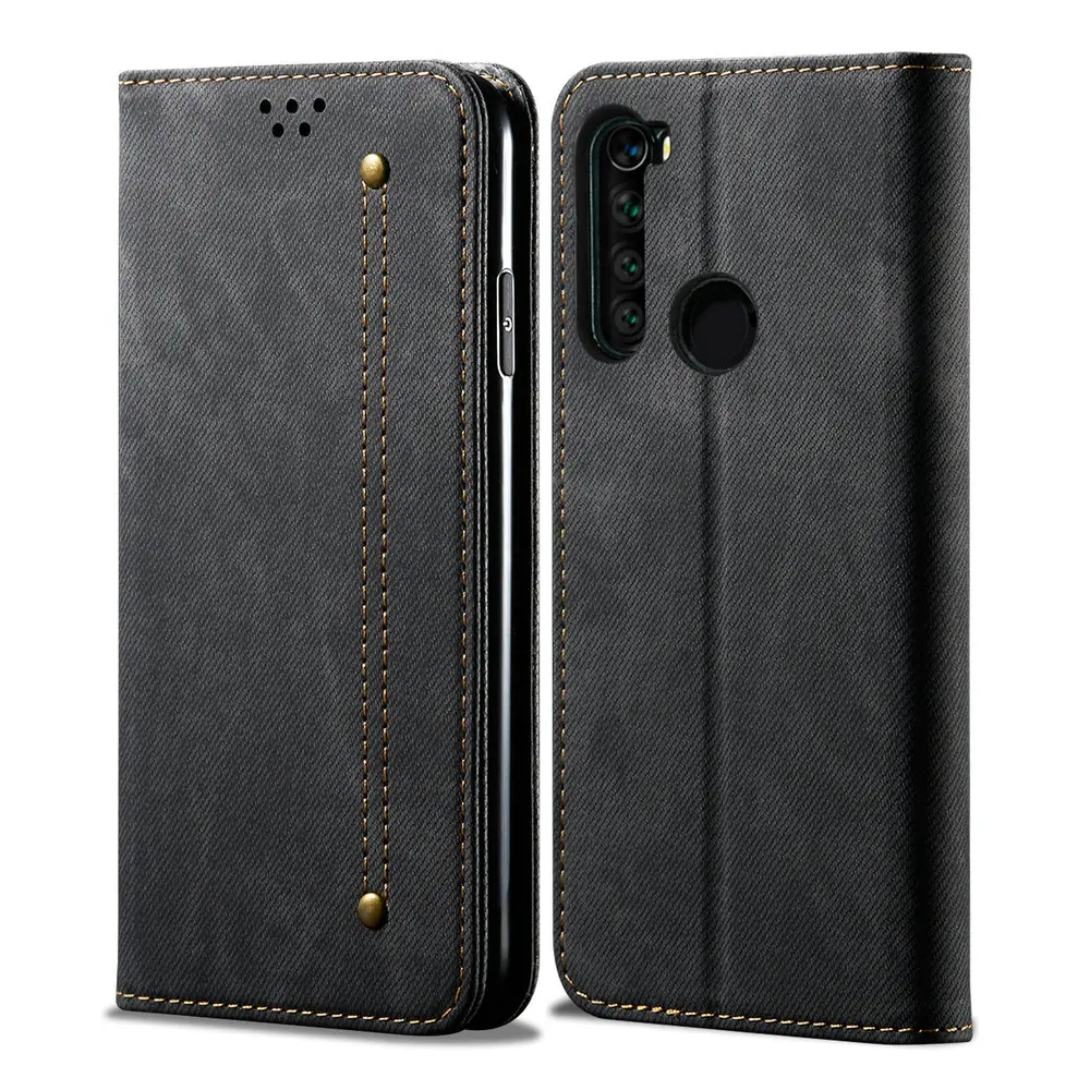 Защитный чехол для Redmi Note 8 T роскошный однотонный джинсовый ковбойский