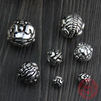 925 sterling silver color diy thai jewelry accessories lucky brave troops beads for making bracelet metal fittings