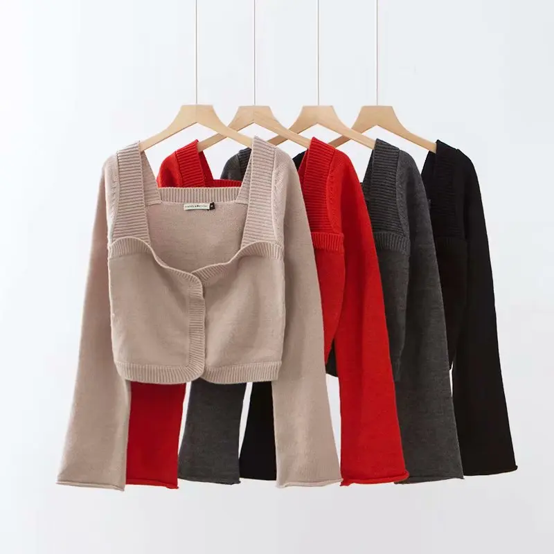 Новый Французский Ретро свитер для женской одежды | Женская одежда