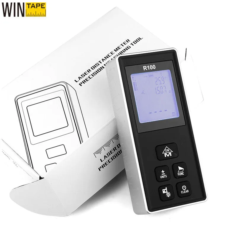 Цифровой лазерный дальномер WINTAPE 40/60/80/100/150 м | Инструменты