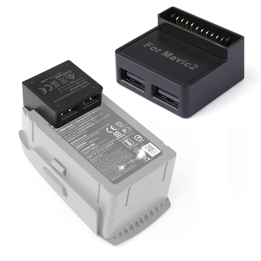 Конвертер внешнего аккумулятора для DJI Mavic 2 Zoom батарея дрона адаптер с USB