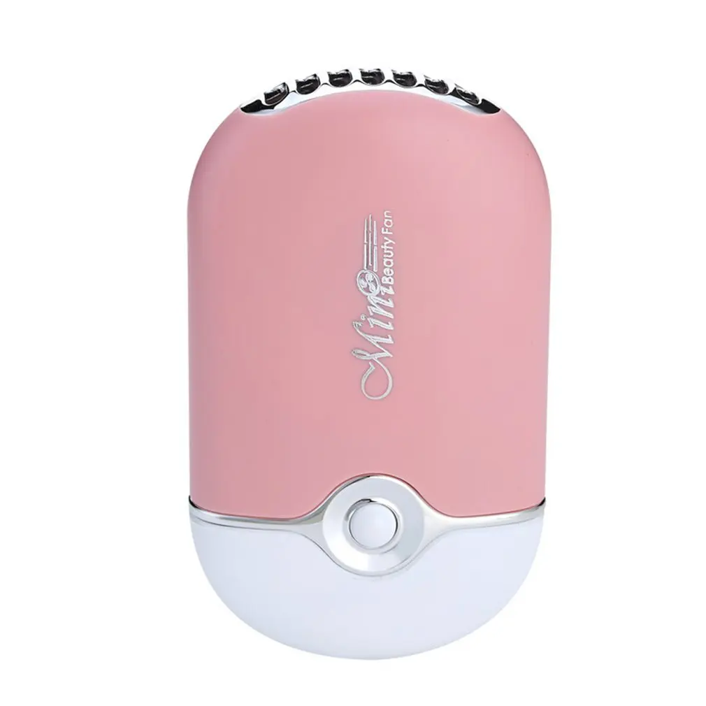 

Mini Handheld Air Conditioner Small Fan Usb Charging Leafless Fan Nail Drying Machine Grafting Planting False Eyelash Blower Fan