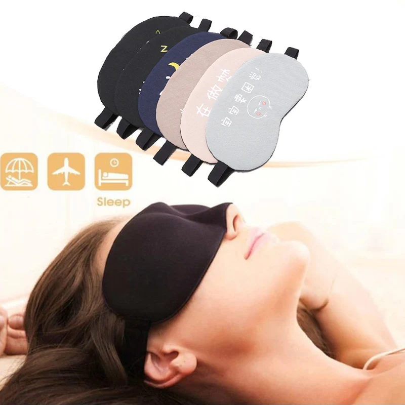 

1Pcs Sleep Eye Mask Travel Eyepatch Nap Eye Patch Rest Blindfold Eye Cover Sleeping Mask Night Eyeshade Multi style