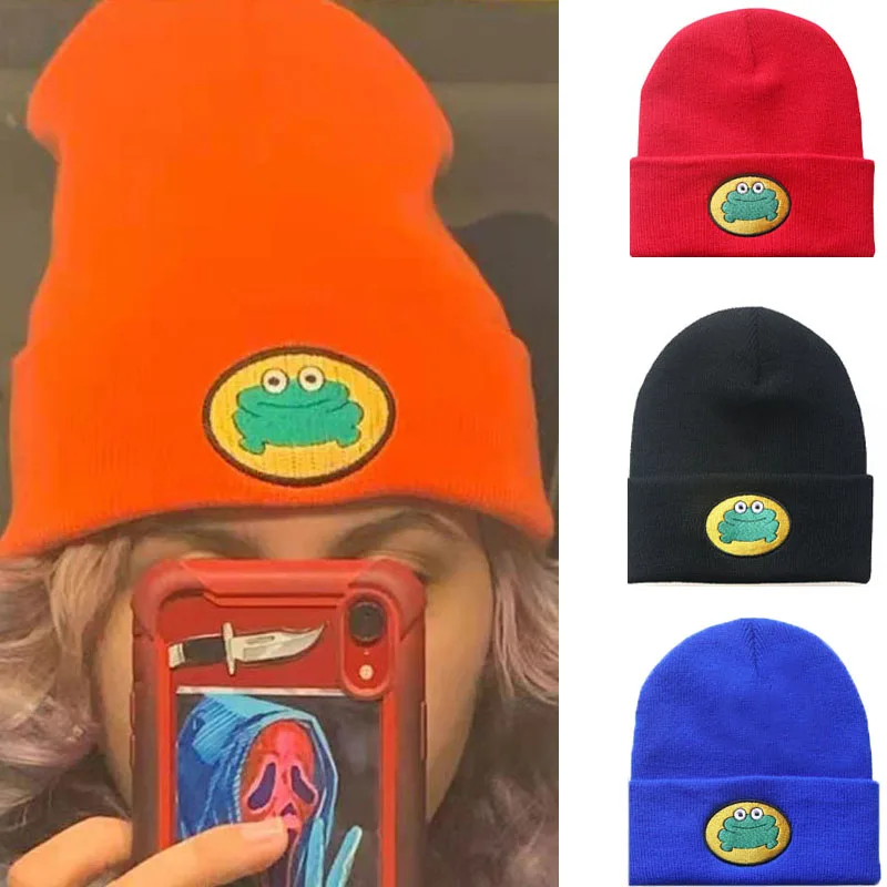 

Casual Hat Rapper Beanies Mujer Hip Hop Caps Winter Women Men Knit Cap Outdoor Knitted Woolen Hats Solid Warm Skullies Beanies