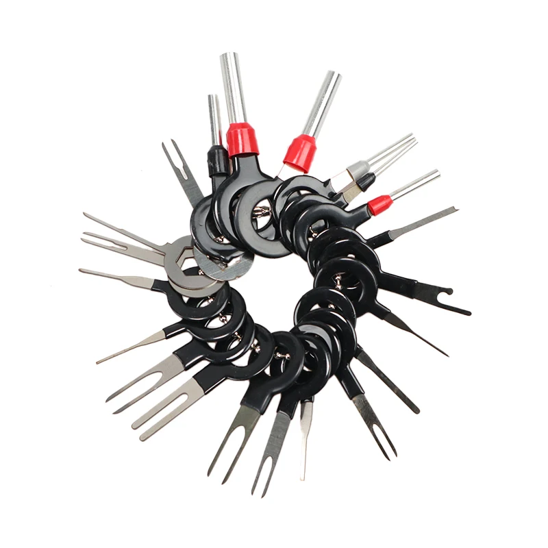 

3/11/18/21/26/36pcs Car Terminal Removal Electrical Wiring Crimp Connector Pin Extractor Kit Car Electrico Repair Hand Tools