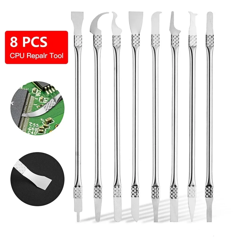 

8-in-1 Mobile Phone Tablet Notebook LCD Chip CPU Separation Glue Removal Hand Tool Repair And Removal Kit 172mm Glue Removal
