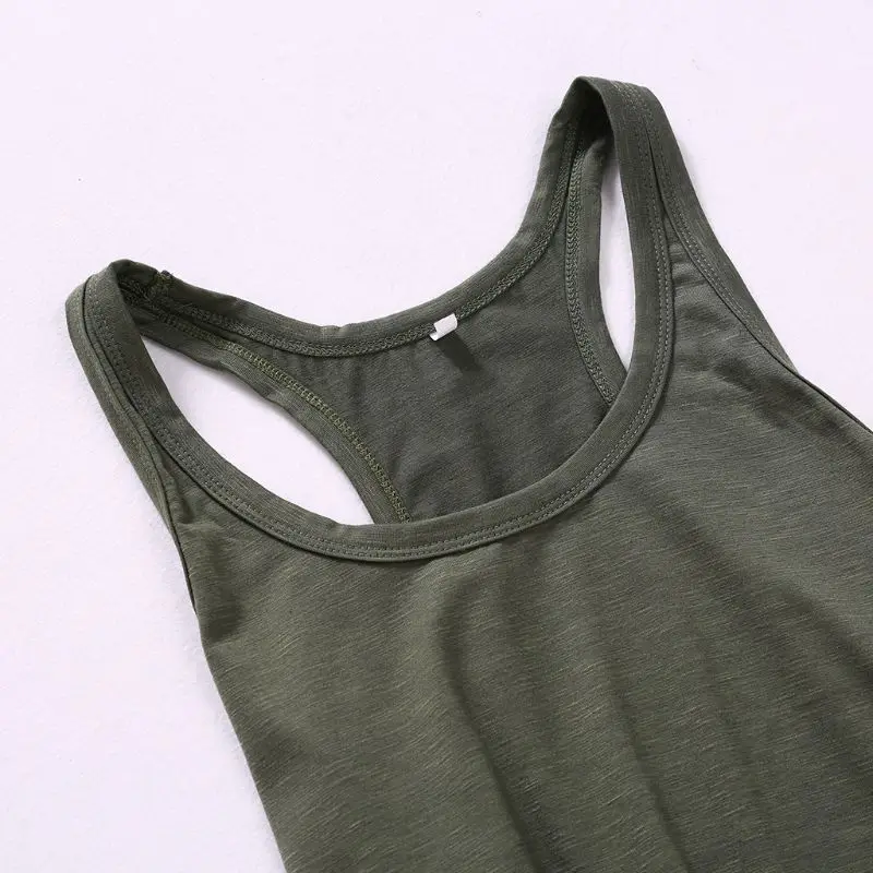 Платье KLV женское без рукавов Свободный Повседневный однотонный Мини