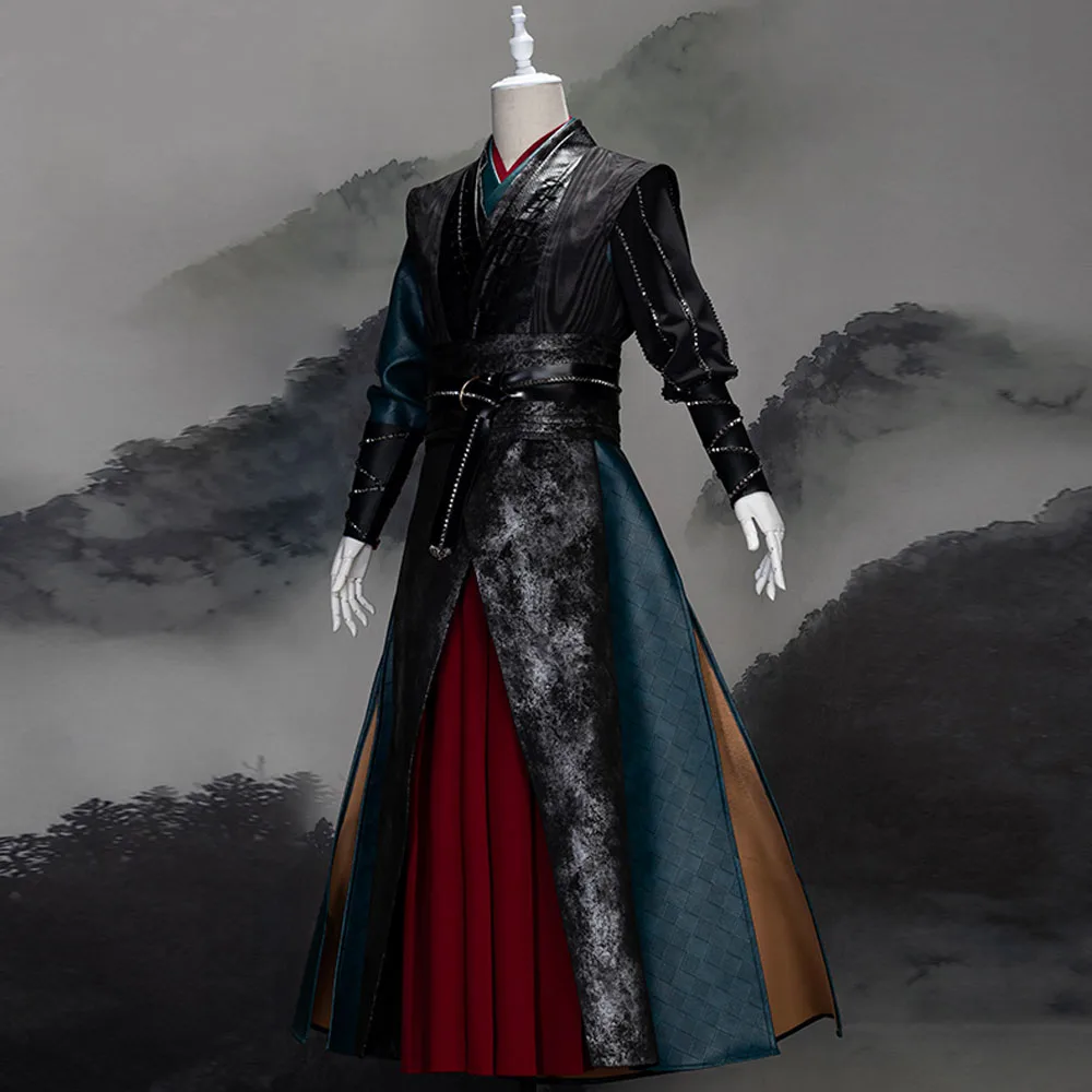 Изысканный китайский стиль Mo Dao Zu Shi Wei Wuxian костюм для косплея для взрослых дедушка демонического Вэй ин ханьфу, косплей одежда