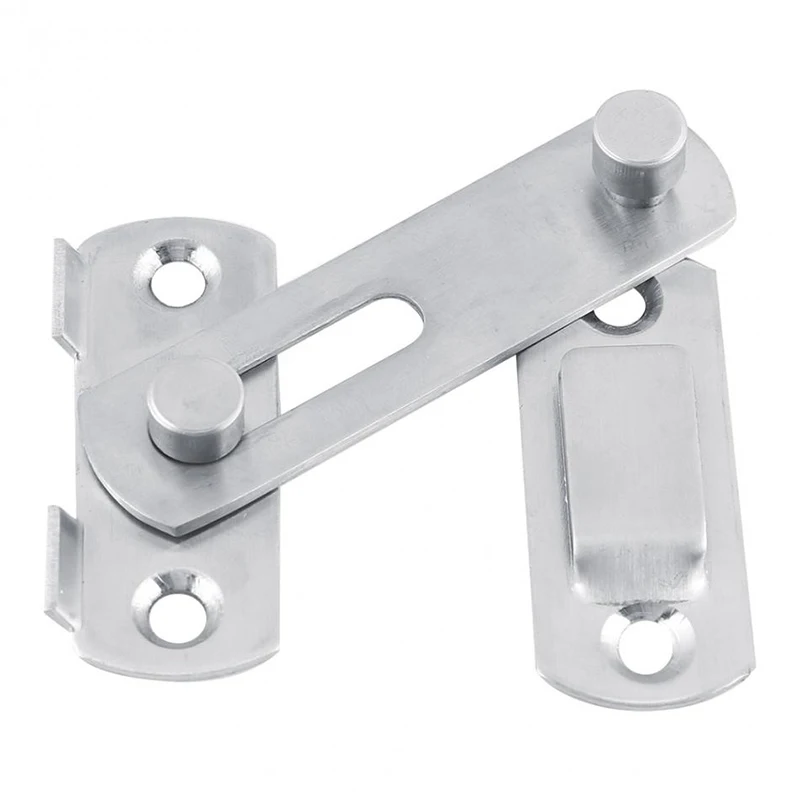 

Stainless Steel Hasp Latch Lock Sliding Door Lock For Casement Cabinet Fitting Indoor Latch Door Buckle Simple Door Lock
