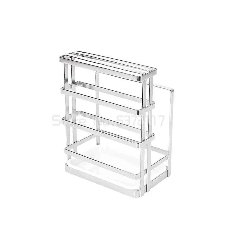 

Household 304 stainless steel knife holder tool holder cutting board cutting board household vegetable cutter storage drain rack