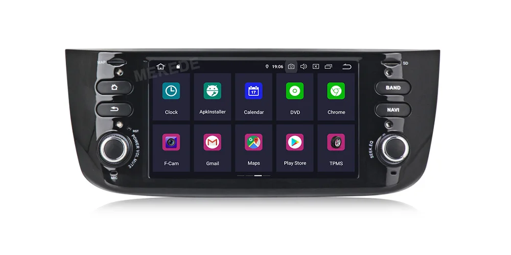 MEKEDE ips DSP Автомагнитола 6,2 дюймов Android 9,0 4+ 64G видео-выход автомобильный dvd-плеер для Fiat/Linea/Punto 2012