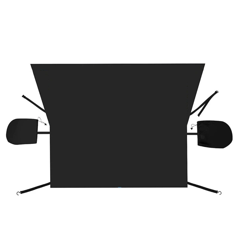 

Car Windshield Sunshade SUV Front Window Protective Ice Frost Guard with Strap SUVs Trucks Protect Waterproof
