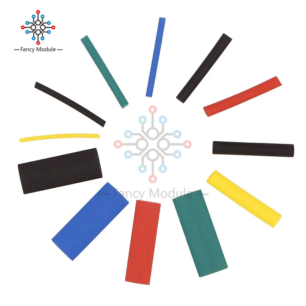 Комплект термоусадочных трубок 530 шт. термоусадочные полиолефиновые