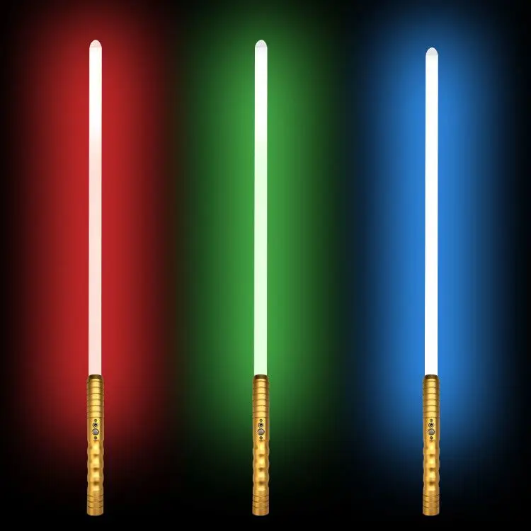 LGTOY тяжелый Дуэльный светильник saber Jedi светодиодный светильник перезаряжаемый Saber Force FX громкий звук высокий светильник с FOC металлической рукояткой Рождество