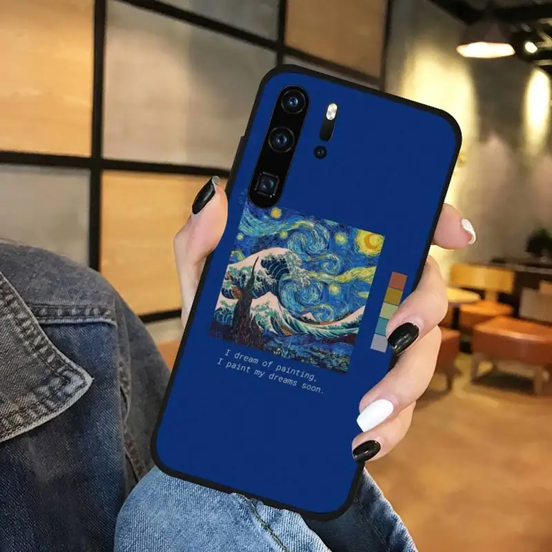 

Great art aesthetic Phone Case Funda For Huawei P9 P10 P20 P30 Lite 2016 2017 2019 plus pro P smart