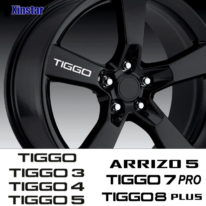 

4pcs Car Wheel Sticker For CHERY TIGGO 2 3 4 5 7 8 PRO PLUS ARRIZO 5