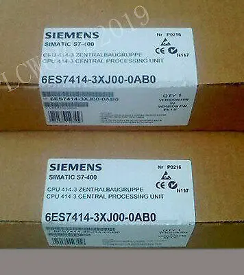 Siemens 6ES7414 3XJ00 0AB0 симатический S7 400 процессор 414 3 модуль процессора RS485|Аксессуары