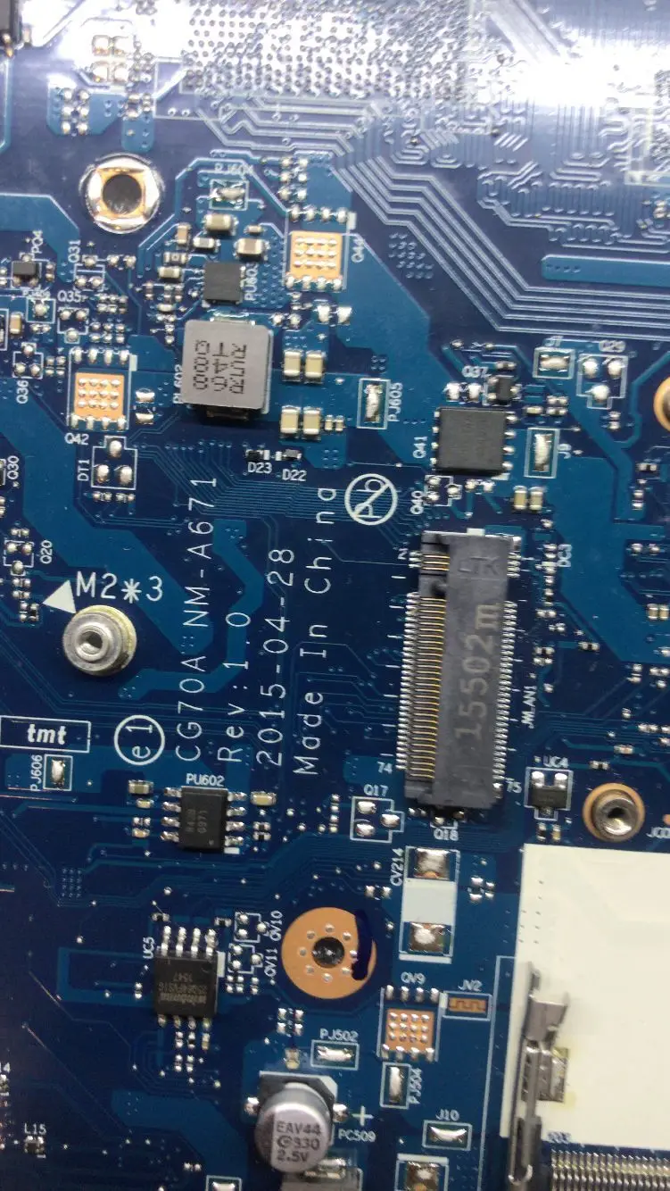 

KEFU CG70A NM-A671 Motherboard For Lenovo G70-35 Notebook Motherboard CPU E1-6010 DDR3 100% Test