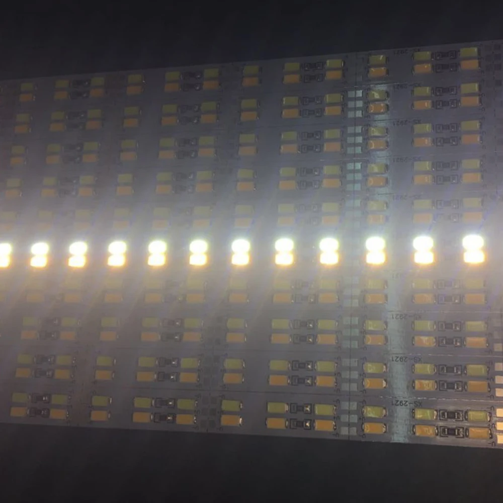 Жесткий светодиодный светильник белый + теплый двухцветный 5730 SMD 50 см/шт. DC12V|warm