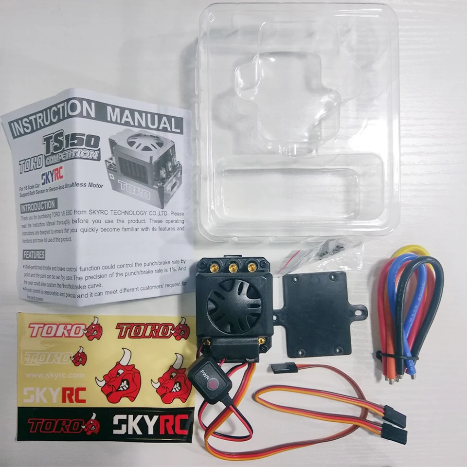 SKYRC Торо TS150 150A конкуренции ESC Скорость контроллер программируемый 6V3A BEC w/вентилятор для детей от 2 до 6 лет S для 1/8 трагги-багги грузовик против EZRUN